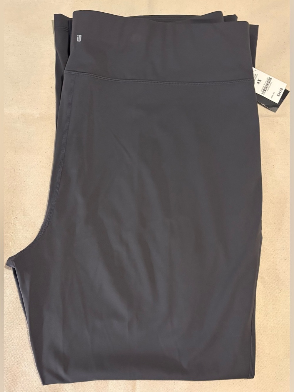 NWT Ideology Plus Size High Rise Flared Yoga Pants Deep Charcoal 4X